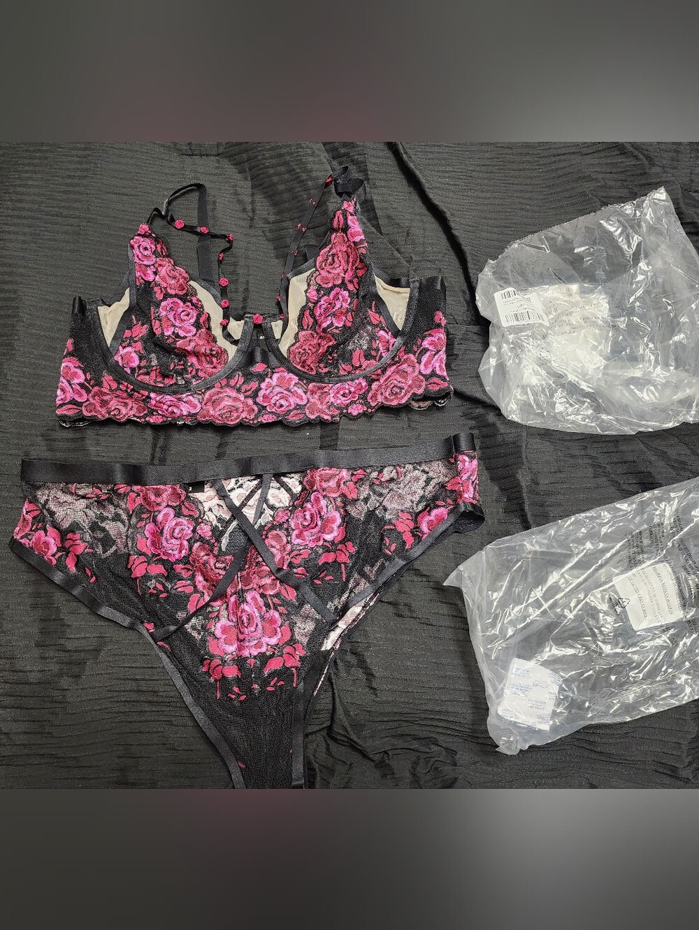 Torrid Strappt Bra And Panty Set